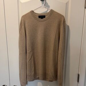 Bloomingdale's Men's Tan Crewneck Sweater